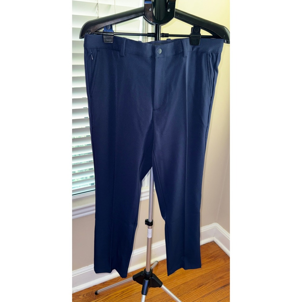 Quince Ultra-Stretch 24/7 Smart Chino Deep Navy Blue Pants Mens 32x30 NWOT